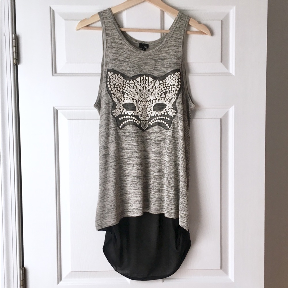 i.ner Hi-Lo Fox Tunic Tank, M